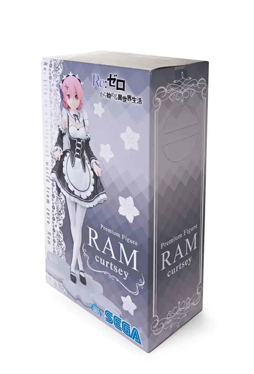 Sega Re:Life In A Different World From Zero Pm Figure Ram Curtsey Japan- Japan Figure Store - #1 Bring To You The Best Japanese Goods