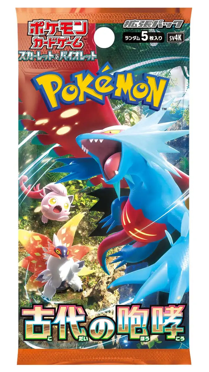 Pokemon Card Game Scarlet & Violet Expansion Pack Ancient Roar Box Japan- Japan Figure Store - #1 Bring To You The Best Japanese Goods