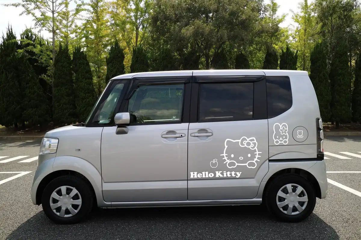 Sanrio Hello Kitty Extra Large White Decoration Sticker- Japan Figure Store - #1 Bring To You The Best Japanese Goods