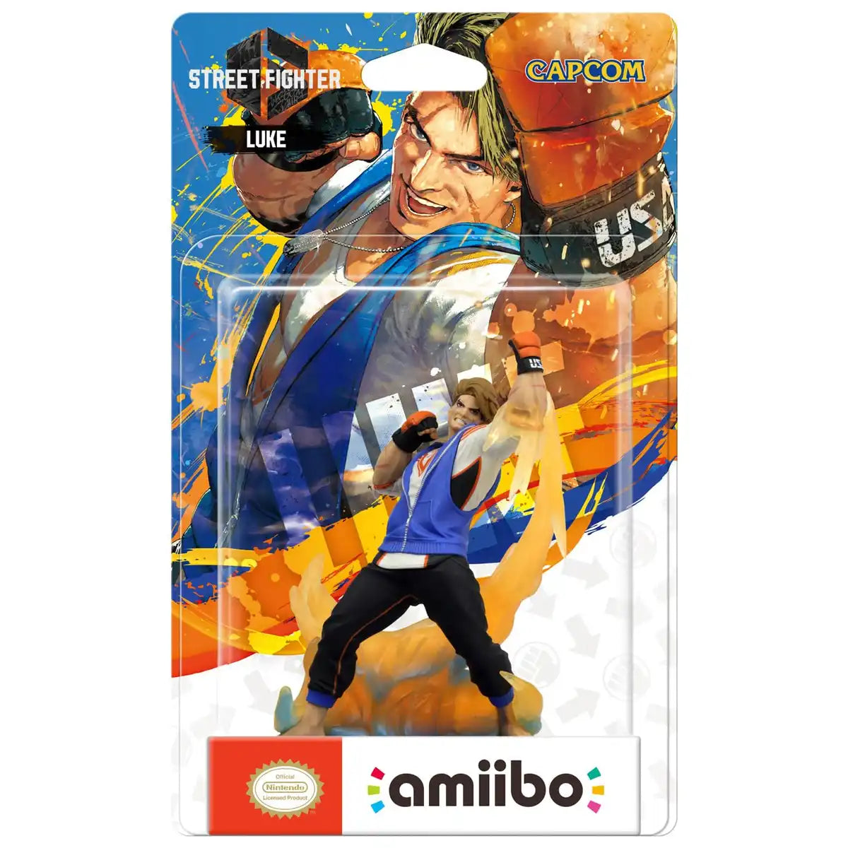 Capcom Amiibo Luke Street Fighter 6 Action Figure Collectible