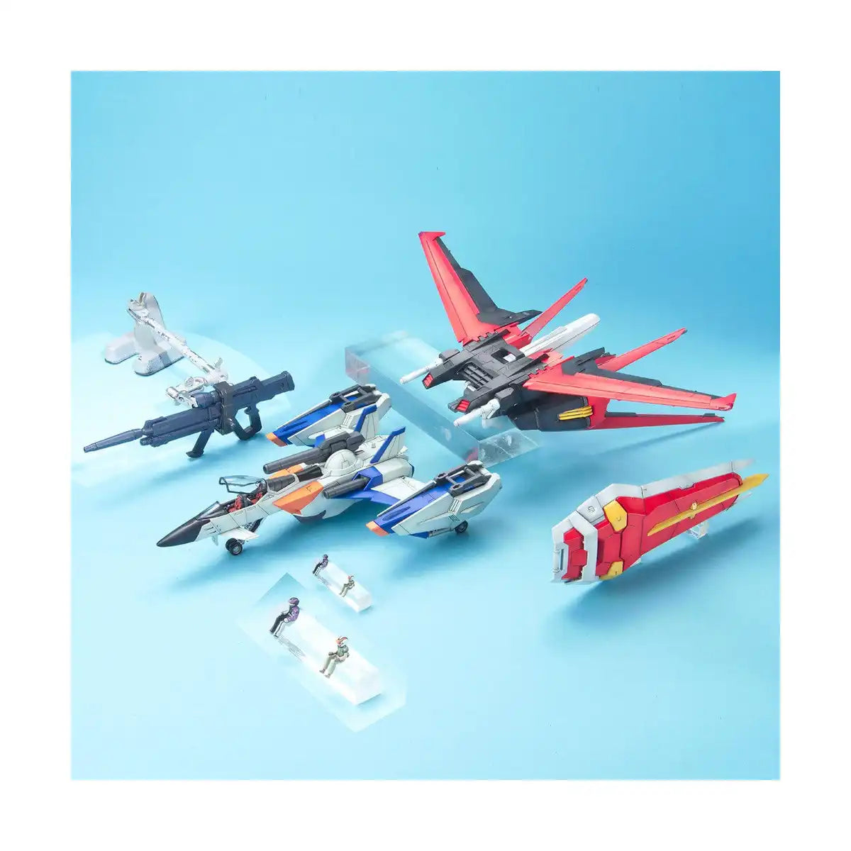 #Bandai Pg Mobile Suit #Gundam Seed Perfect Grade Sky Grasper + Aile Striker Model Kit FigureJapan Figure 4543112341013 4