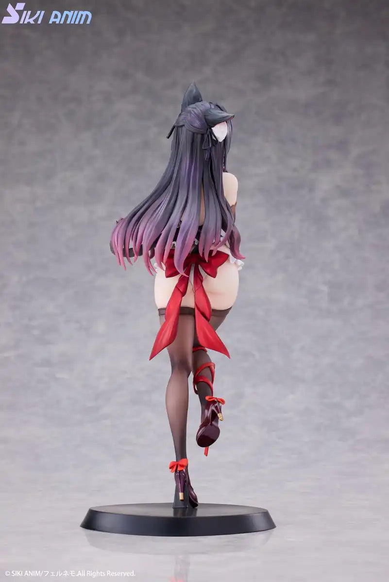 Fucking Anime Original Shibare Neko Rufuna-Chan 1/7 Figure with Tapestry- Japan Figure Store - #1 Bring To You The Best Japanese Goods