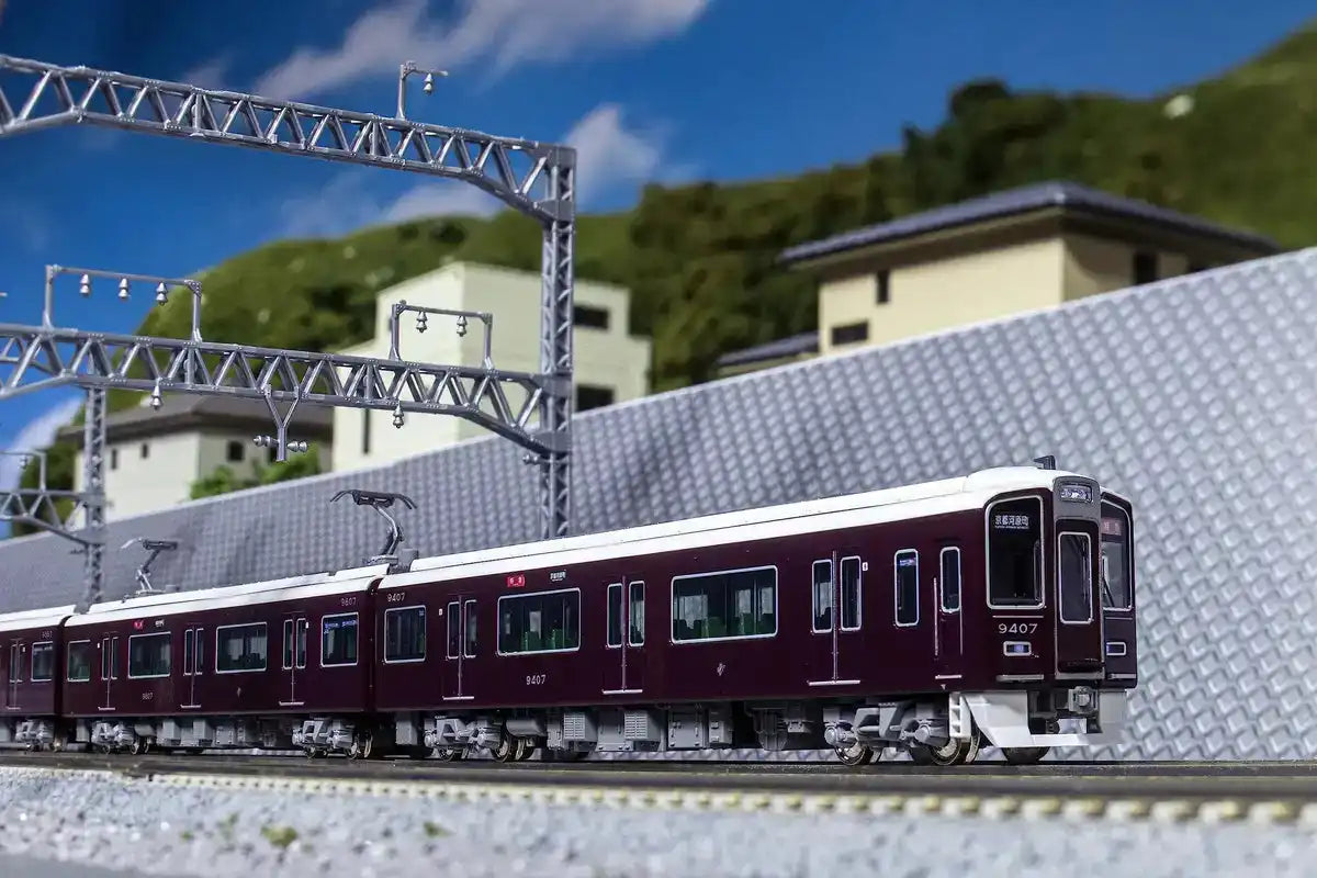 Kato N Gauge Starter Set Hankyu Railway 9300 Series Model Train 10-024- Japan Figure Store - #1 Bring To You The Best Japanese Goods