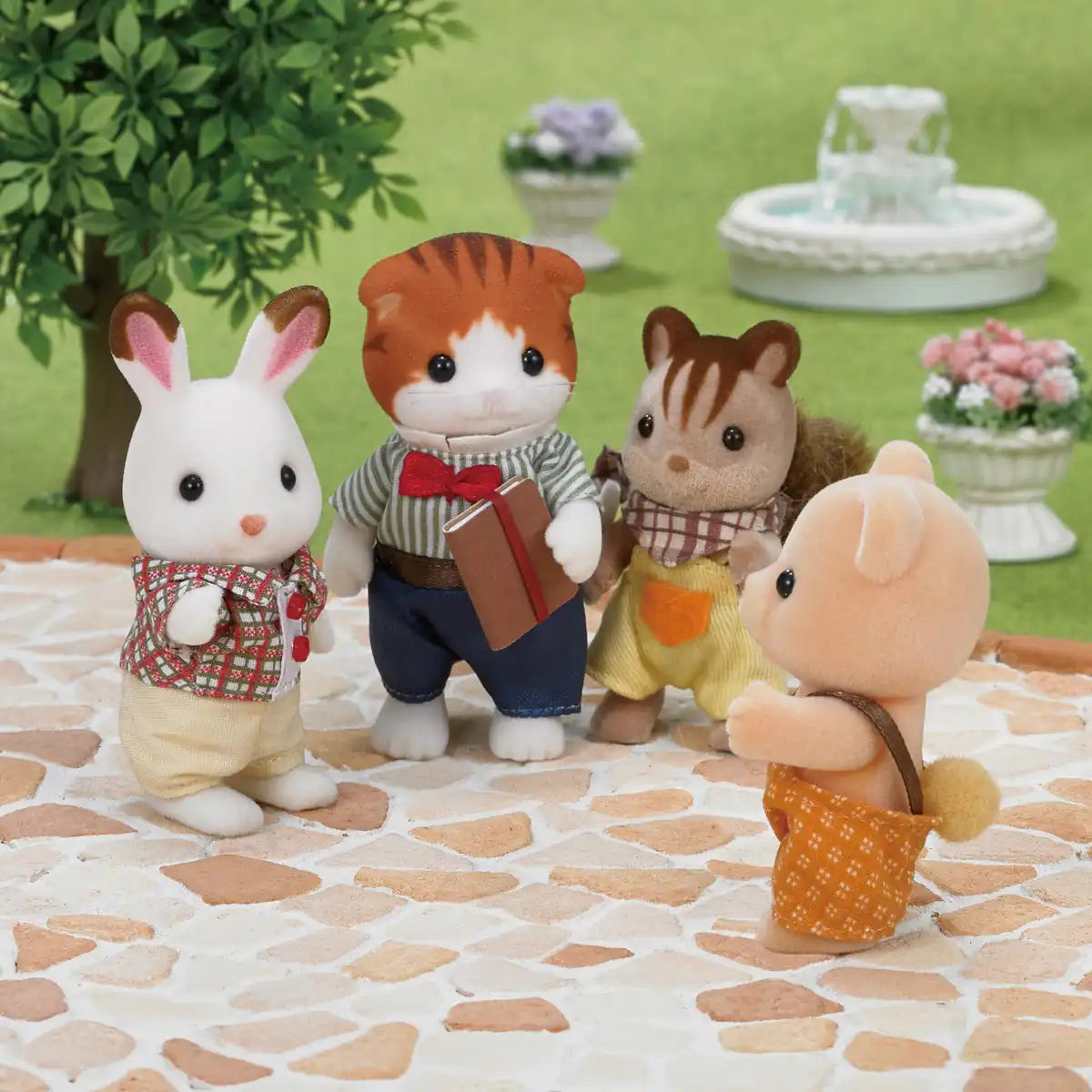Epoch Sylvanian Families Maple Cat Family Doll FS-30- Japan Figure Store - #1 Bring To You The Best Japanese Goods