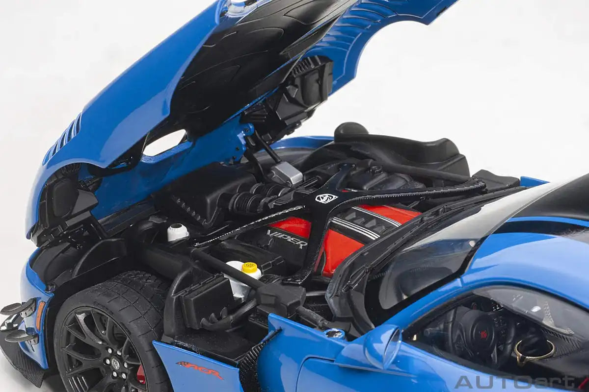 Autoart 1/18 Dodge Viper Acr 71734 Blue/Black Stripe- Japan Figure Store - #1 Bring To You The Best Japanese Goods