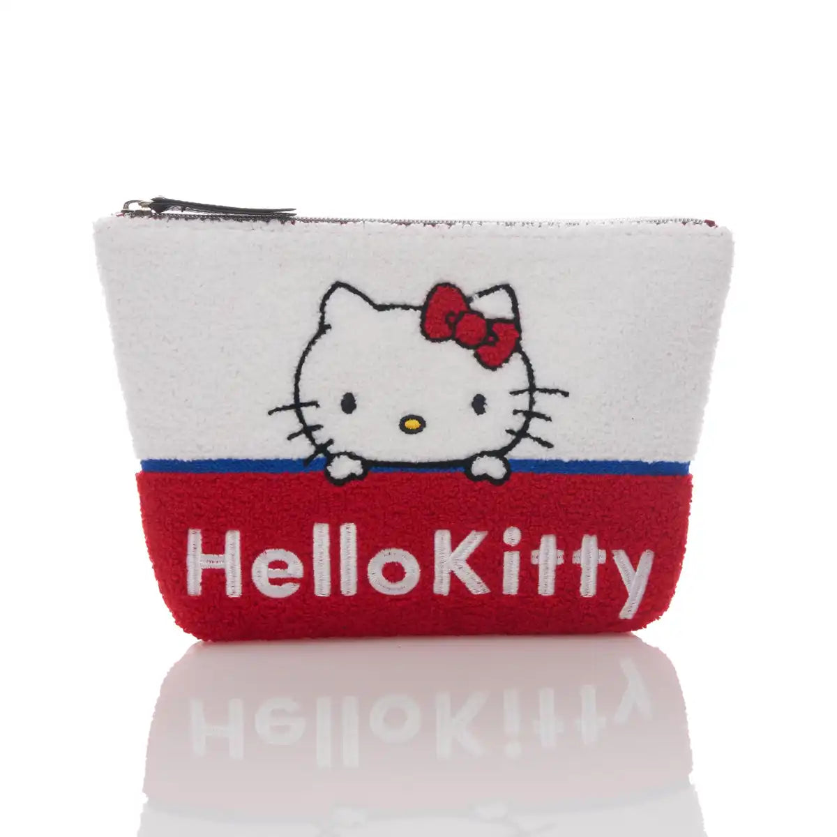 Sanrio Sagara Pouch White Hello Kitty Compact Makeup Bag- Japan Figure Store - #1 Bring To You The Best Japanese Goods