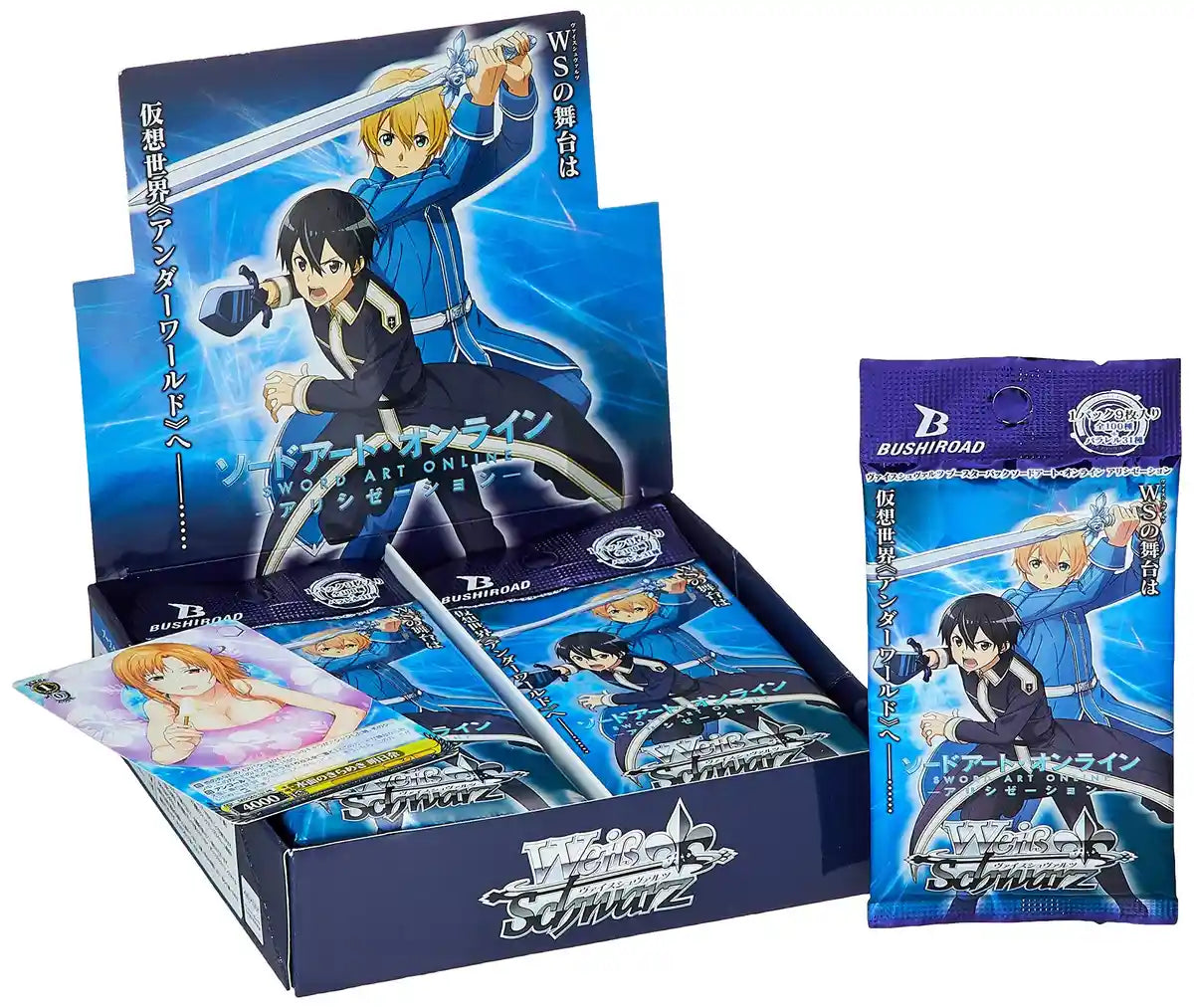 Bushiroad Weiss Schwarz Booster Box Sword Art Online Alicization Japanese Trading Cards- Japan Figure Store - #1 Bring To You The Best Japanese Goods