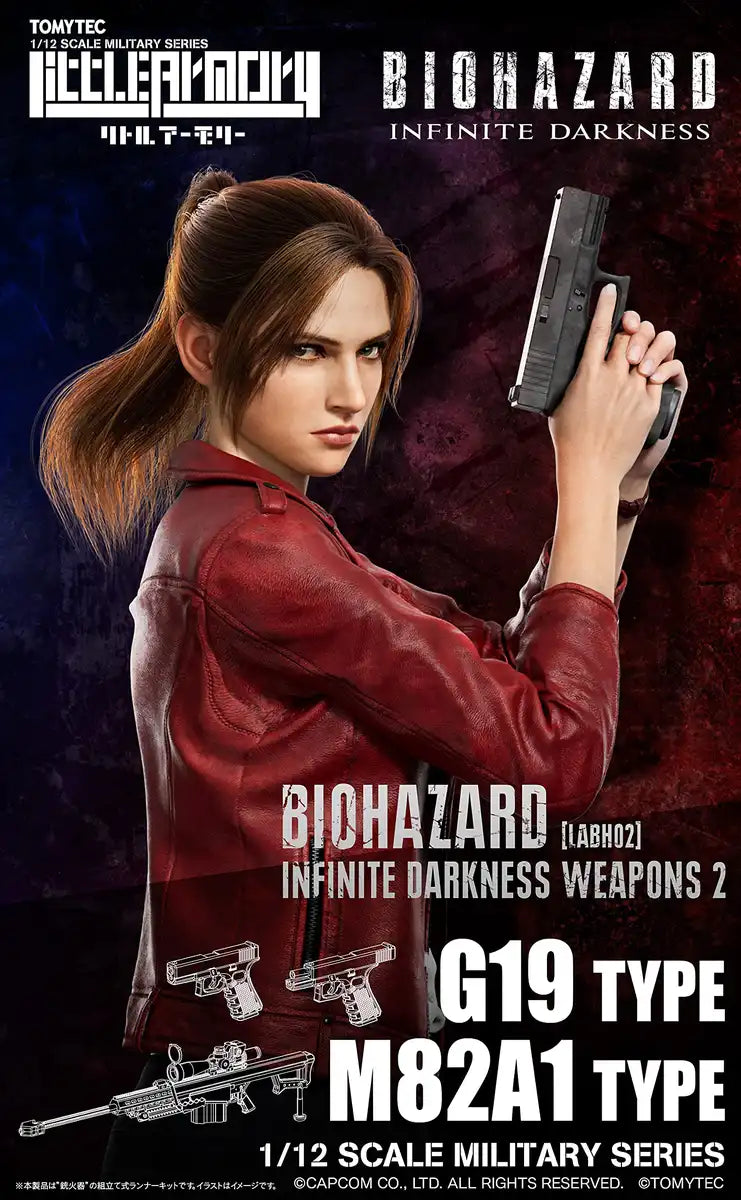 TOMYTEC Labh02 Military Series 1/12 Little Armory 'Resident Evil: Infinite Darkness' Weapons 2 Plastic Model- Japan Figure Store - #1 Bring To You The Best Japanese Goods
