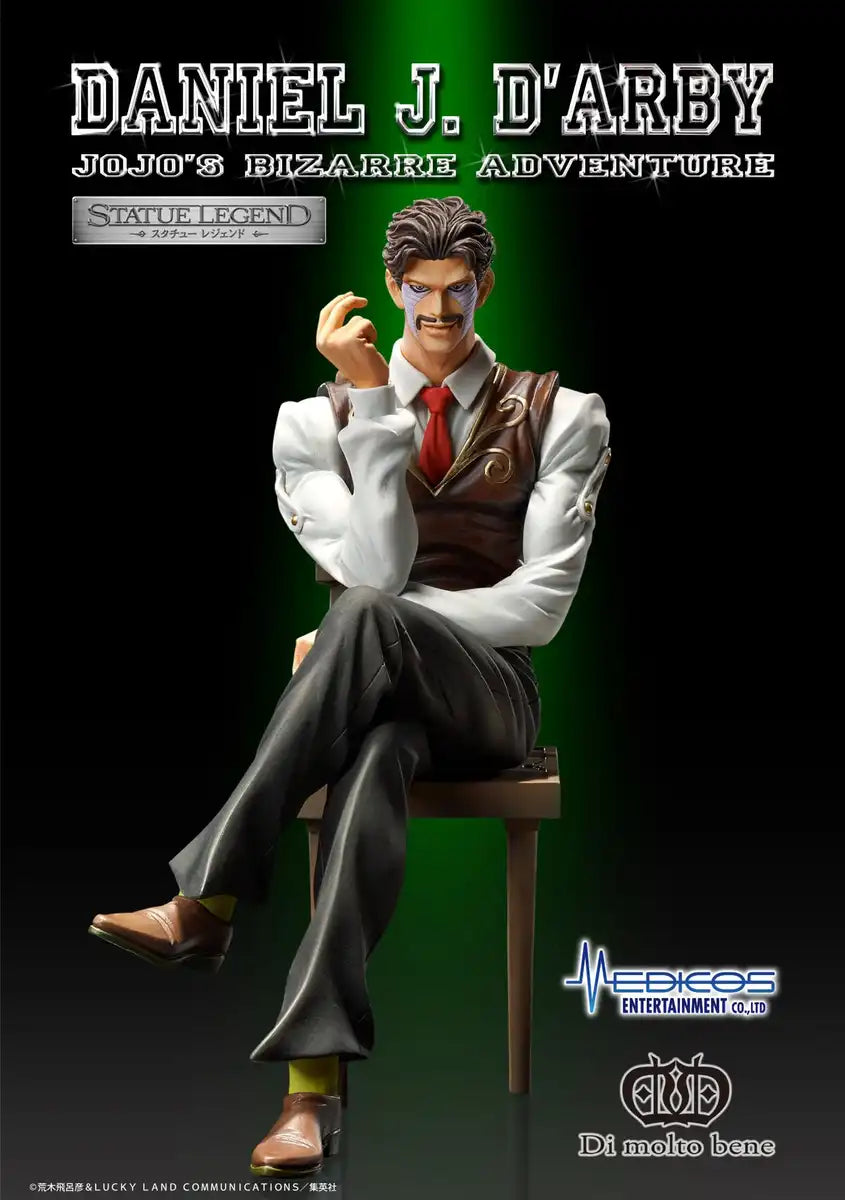 Very Good Jojo Stardust Crusaders Daniel J D'Arby Statue Legend #53 2024 Release- Japan Figure Store - #1 Bring To You The Best Japanese Goods