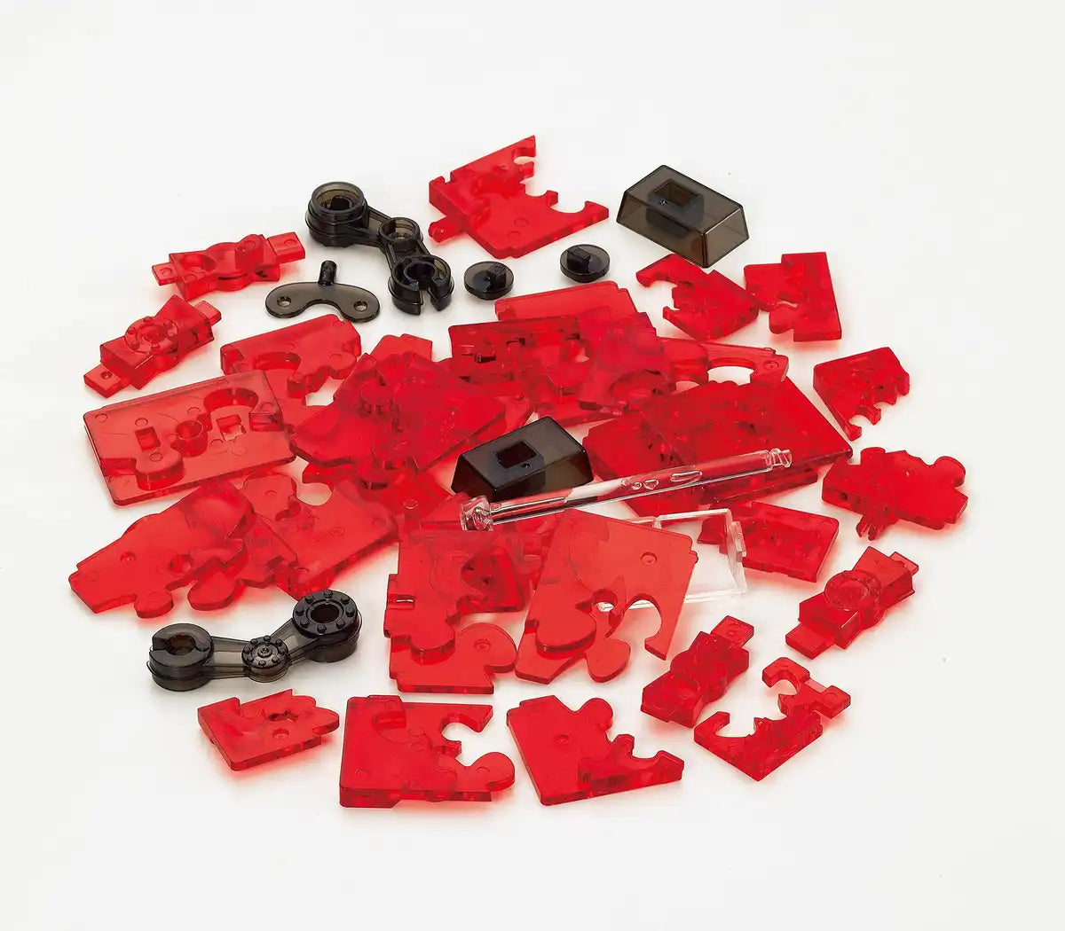BEVERLY Crystal 3D Puzzle 50202 Robot Red- Japan Figure Store - #1 Bring To You The Best Japanese Goods