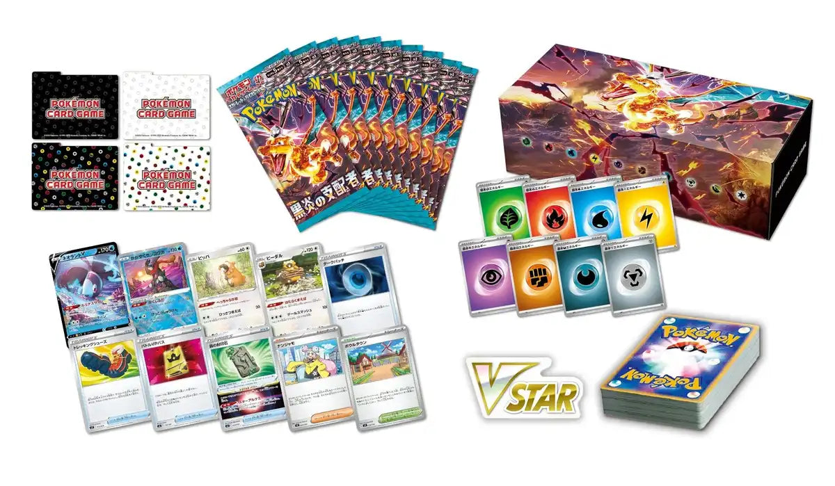 Pokémon Card Game Scarlet & Violet Deck Build Box Black Flame Ruler Japan- Japan Figure Store - #1 Bring To You The Best Japanese Goods