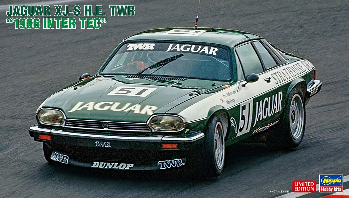 Hasegawa 20444 Jaguar Xj-S H.E.Twr 1986 Inter Tec 1/24 Plastic Scale Car Kit- Japan Figure Store - #1 Bring To You The Best Japanese Goods