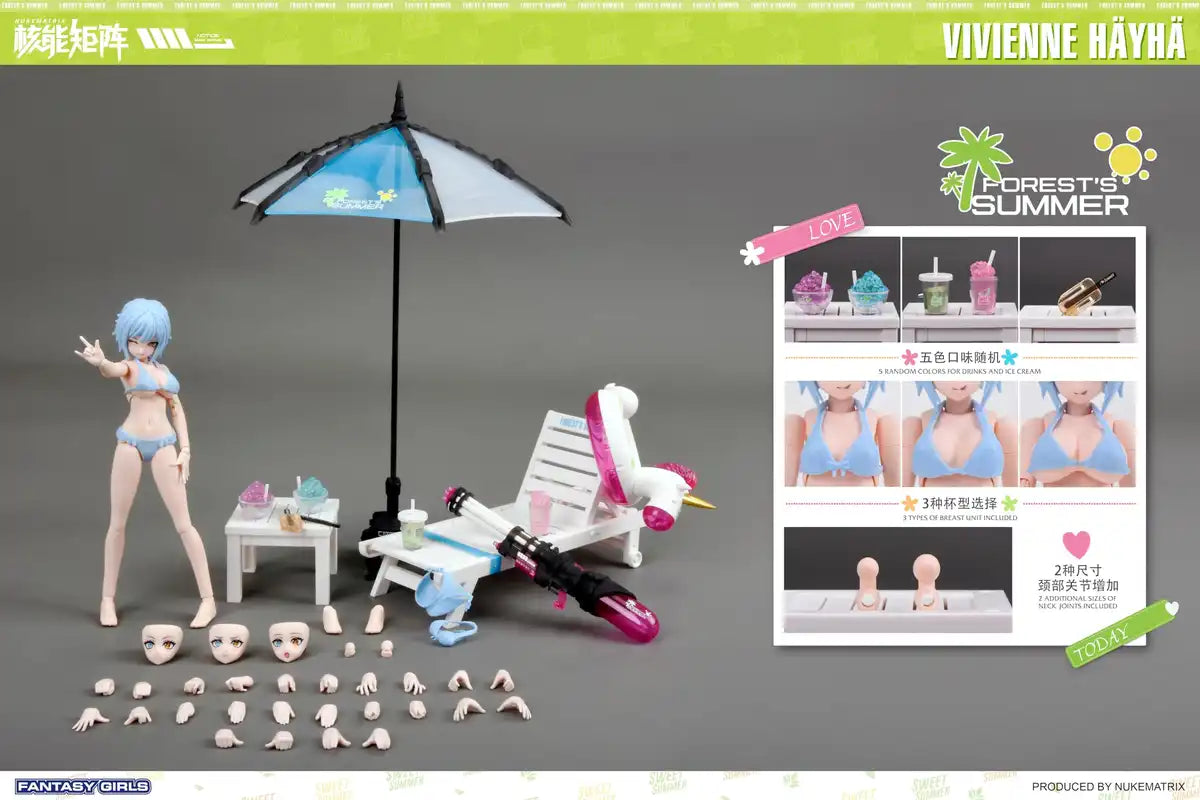 Nuke Matrix Vivian Heihe 1/10.5 Scale PVC ABS Model Kit- Japan Figure Store - #1 Bring To You The Best Japanese Goods