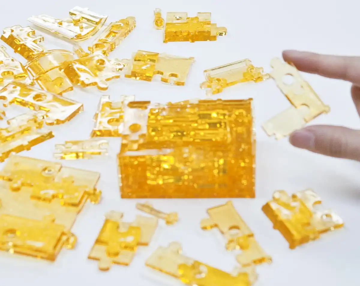 Beverly Crystal 3D Puzzle 50088 Treasure Box Crystal 3D Jigsaw Puzzle Block Toys- Japan Figure Store - #1 Bring To You The Best Japanese Goods