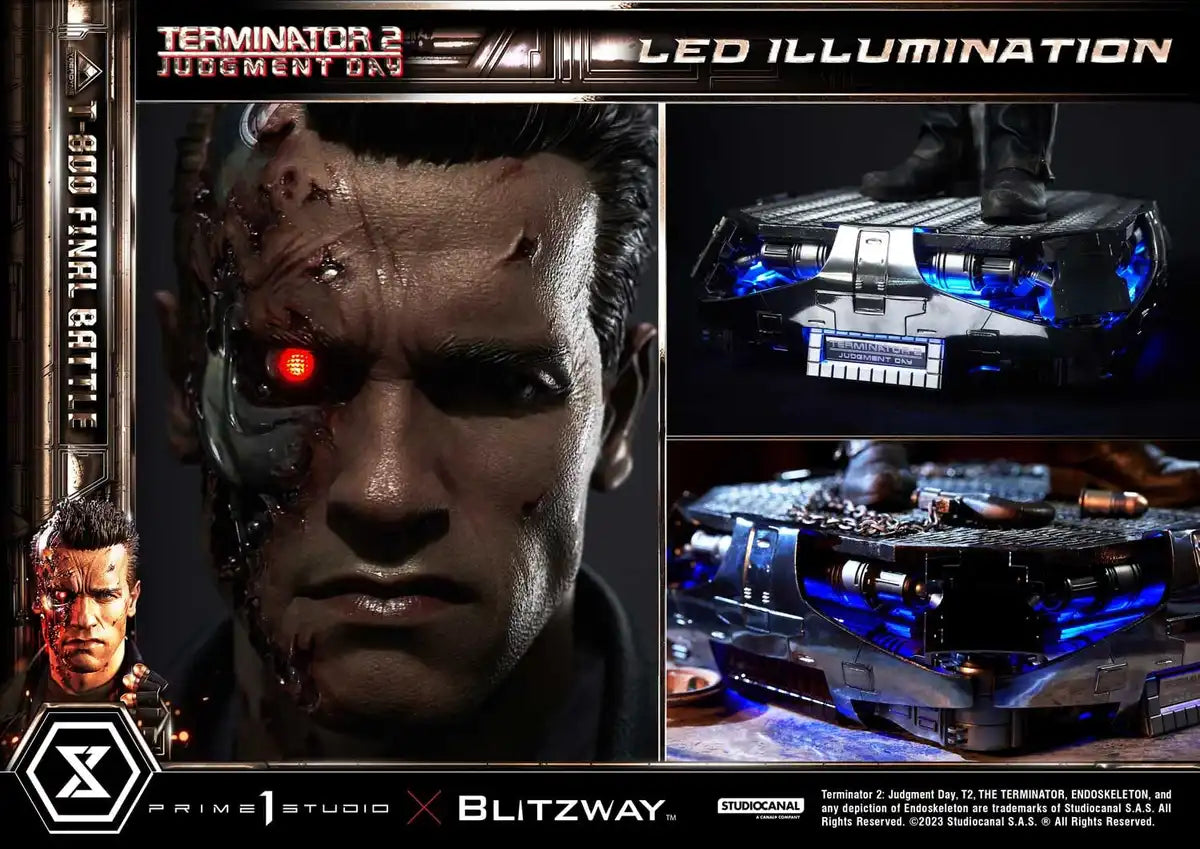 Prime 1 Studio T-800 Final Battle 1/3 Scale Figure 74.7cm Terminator 2 Model