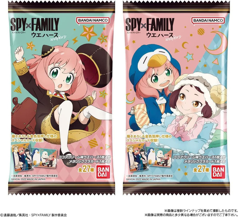 Bandai Candy Spy x Family Metallic Card Collection Wafer 20Pcs Box Collectible Cards