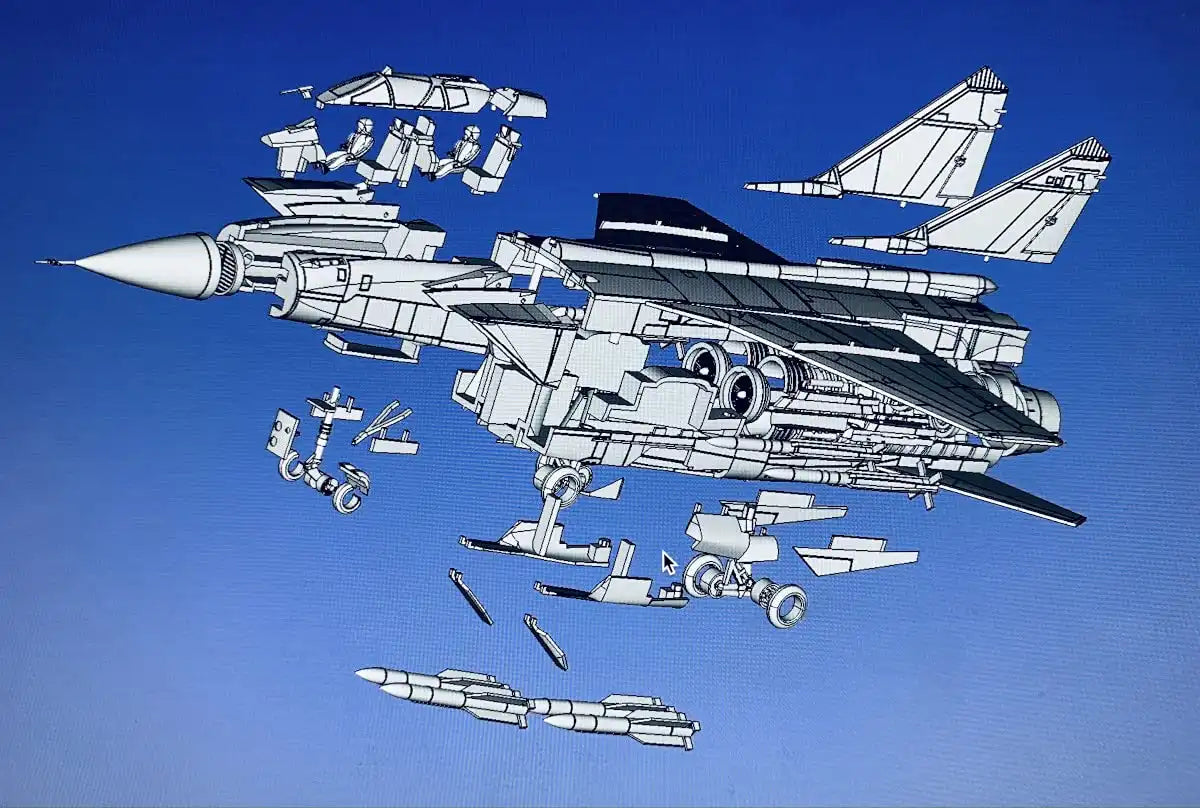 Hma 1/144 Japan Mig-31 Foxhound Plastic Model Kit- Japan Figure Store - #1 Bring To You The Best Japanese Goods
