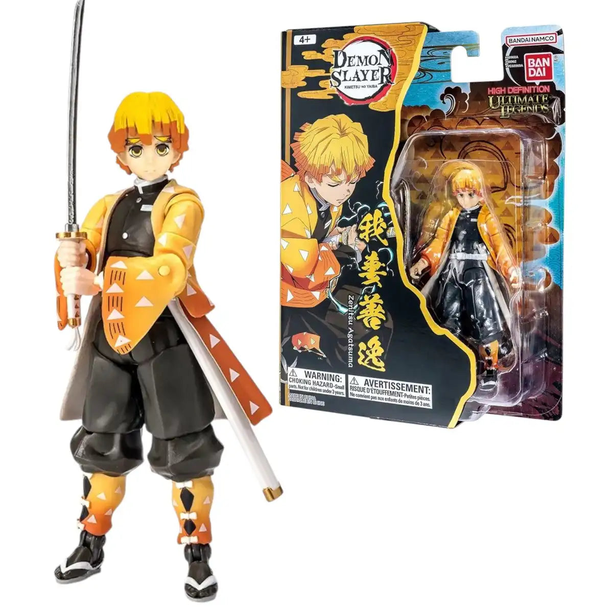 Bandai Ultimate Legend Zenitsu Action Figure 12.5cm 27 Points Articulated