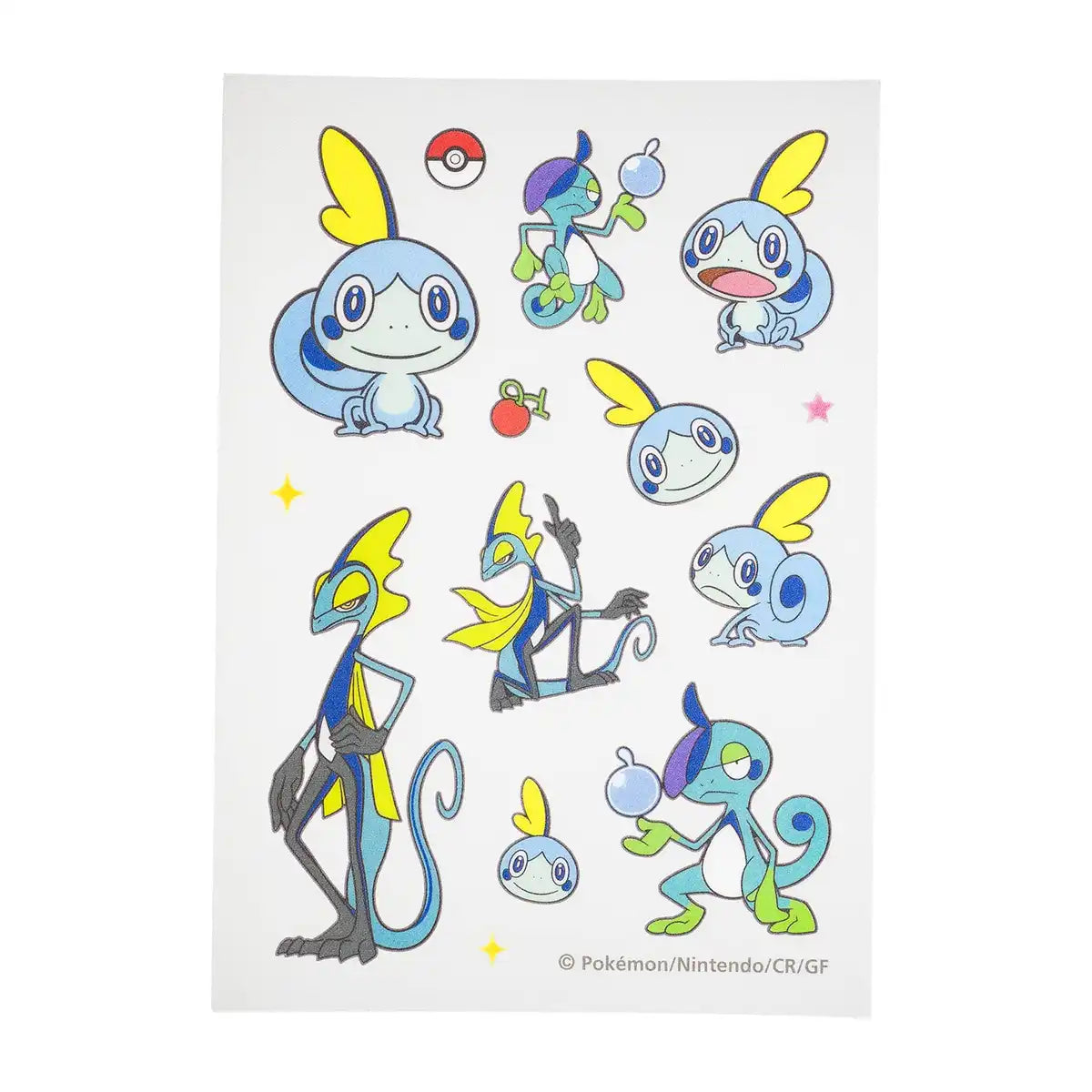 Pokemon Center Original Cloth Sticker Irodo Messon Jimeleon Inteleon- Japan Figure Store - #1 Bring To You The Best Japanese Goods