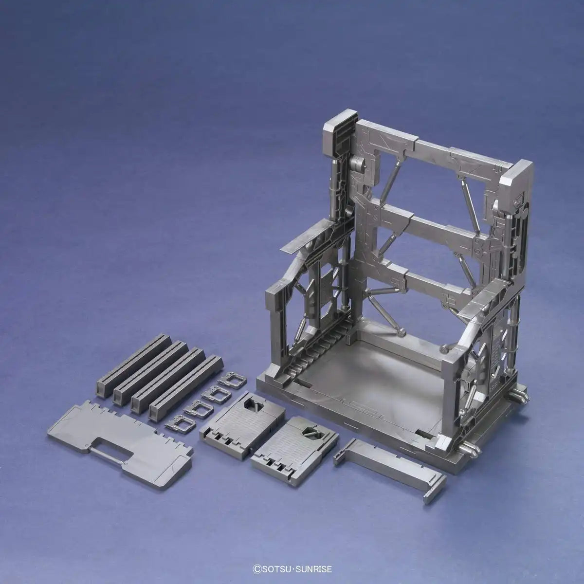 BANDAI Builders Parts Gundam System Base 001 Gunmetal 1/144 Scale Kit- Japan Figure Store - #1 Bring To You The Best Japanese Goods