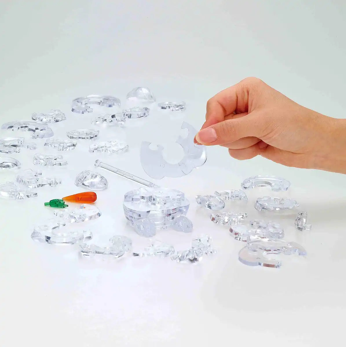 Beverly Crystal 3D Puzzle 486589 Rabbit Clear (43 Pieces) 3D Crystal Animal Puzzle- Japan Figure Store - #1 Bring To You The Best Japanese Goods