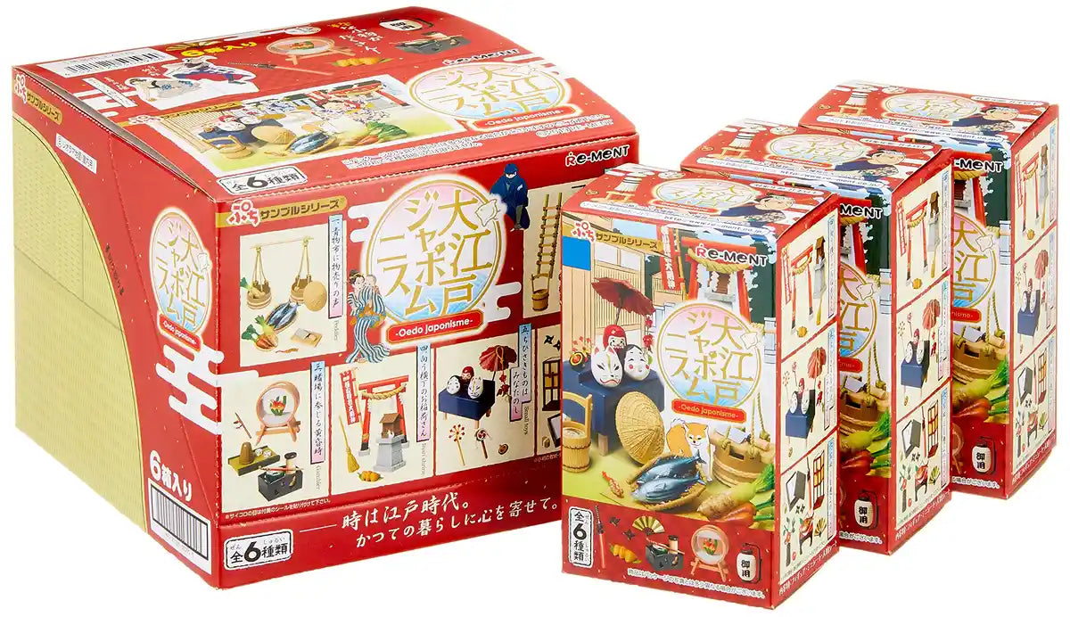 RE-MENT 505954 Oedo Japonisme 1 Box 6 Pcs. Set- Japan Figure Store - #1 Bring To You The Best Japanese Goods