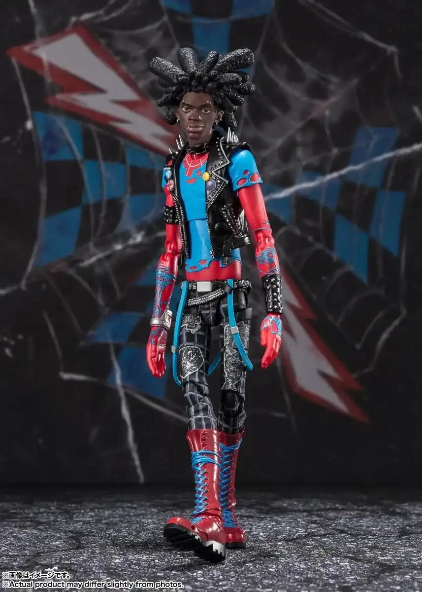 Tamashii Nations Spider-Punk Figure 6.9 Inch PVC ABS Pre-painted