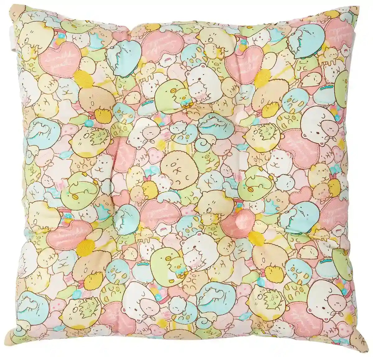 San-X Pink School Cushion CG-2762 - Comfortable Student Seat Pad- Japan Figure Store - #1 Bring To You The Best Japanese Goods