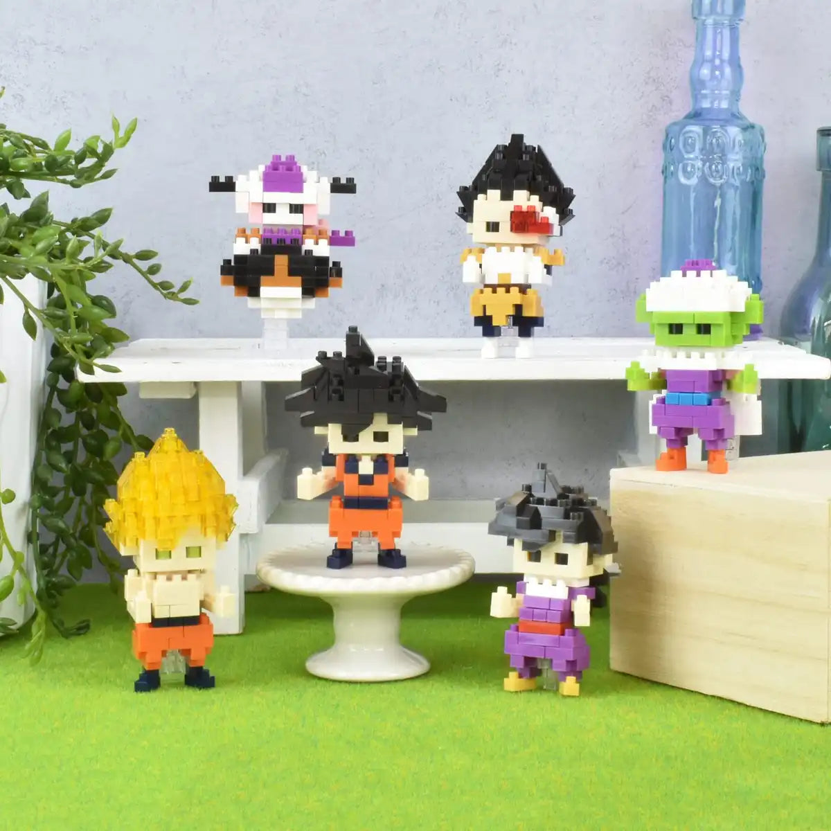 KAWADA - Nanoblock Dragon Ball Z Son Goku Super Saiyan- Japan Figure Store - #1 Bring To You The Best Japanese Goods