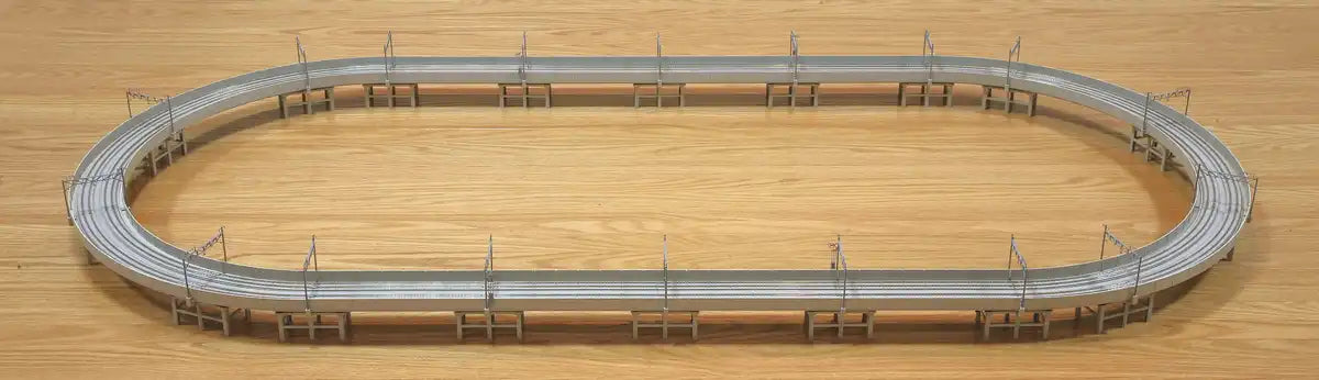 Kato N Gauge V13 Double Track Elevated Track Basic Set (R414/381) 20-872 Railroad Model Rail Set- Japan Figure Store - #1 Bring To You The Best Japanese Goods