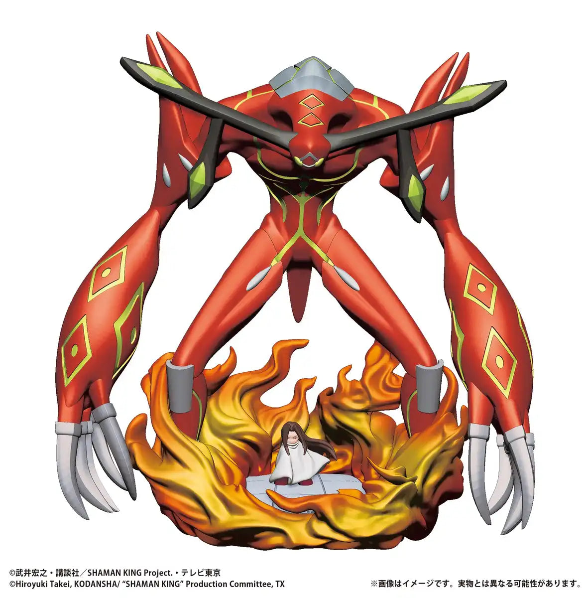 Megahouse Petitrama Series Shaman King Over Soul Box Set Of 4 Plastic Figures- Japan Figure Store - #1 Bring To You The Best Japanese Goods