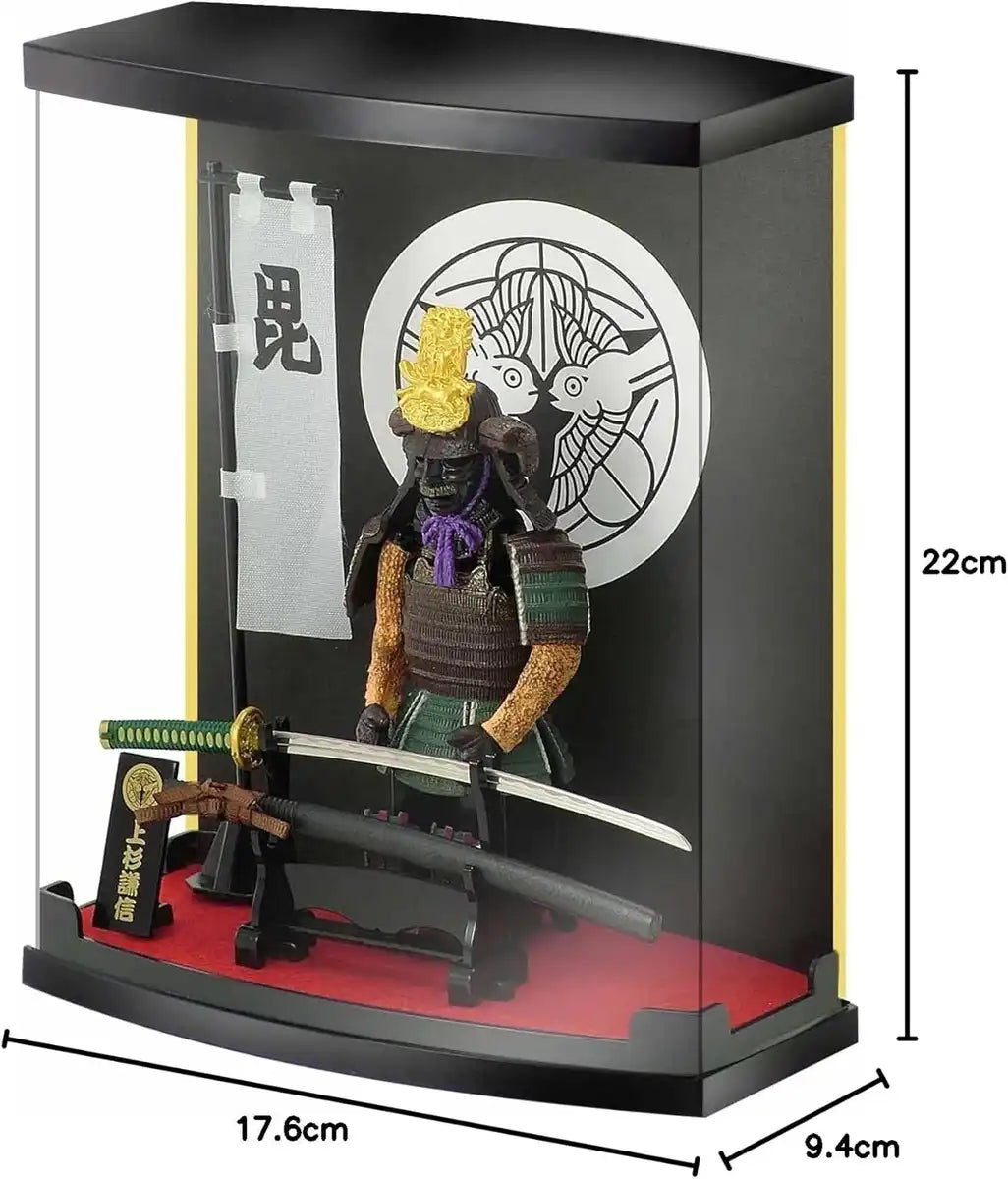 Meister Japan Sengoku Samurai Armor Figure Uesugi Kenshin with Sword Case