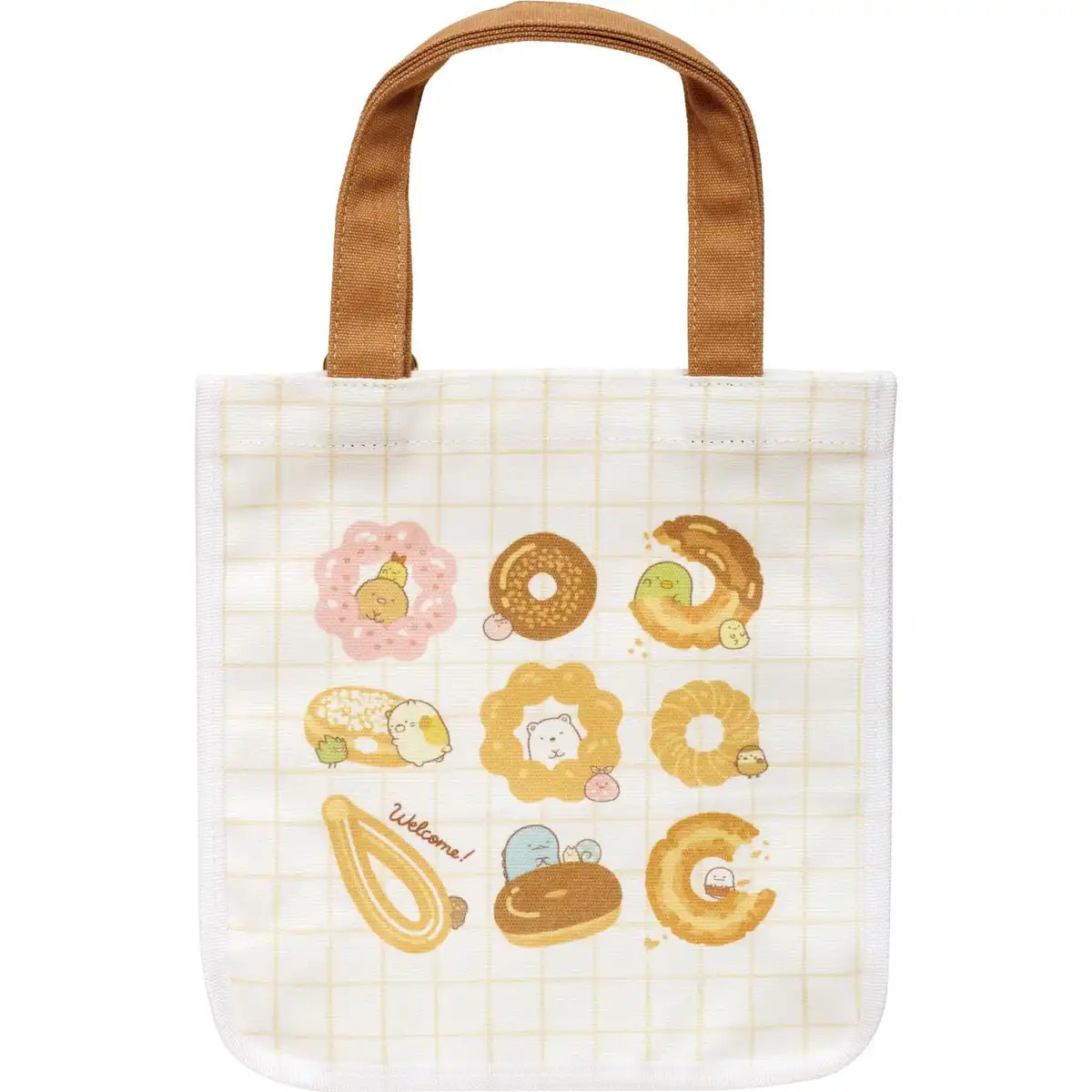 San-X Sumikko Gurashi Mister Donut Mini Tote Bag Ca49901- Japan Figure Store - #1 Bring To You The Best Japanese Goods