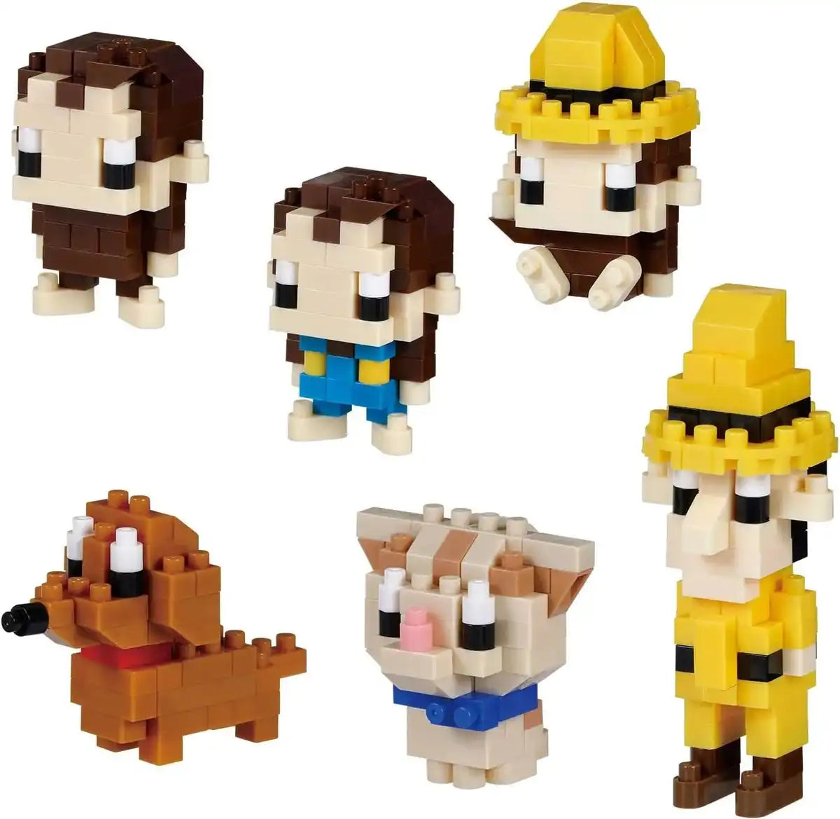 Kawada Nanoblock Mini Nano Rilakkuma Series Building Blocks - Curious George
- 4972825228722
