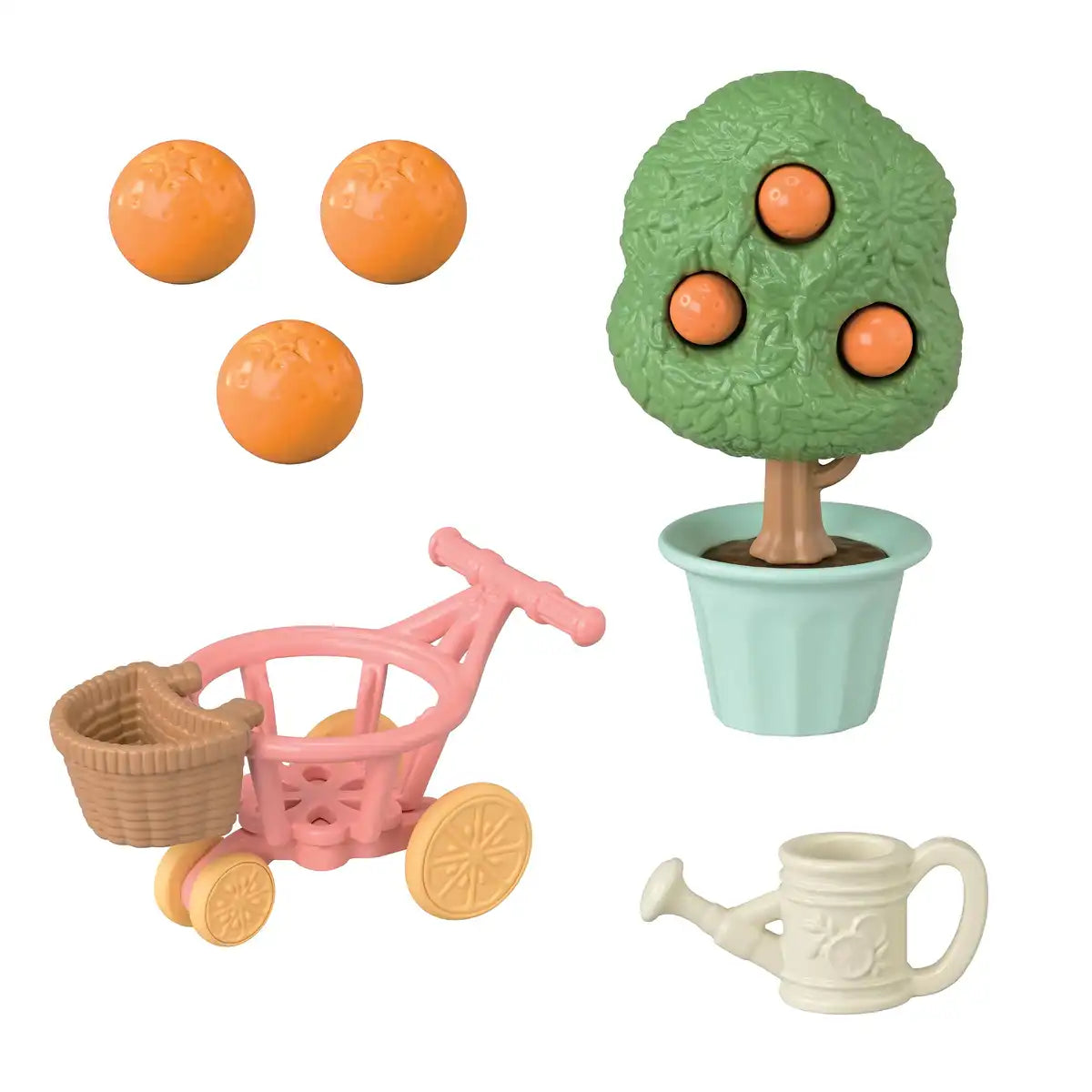 Epoch Sylvanian Families Dolls Citrus Bird Family Set Ages 3+ Dollhouse Toy