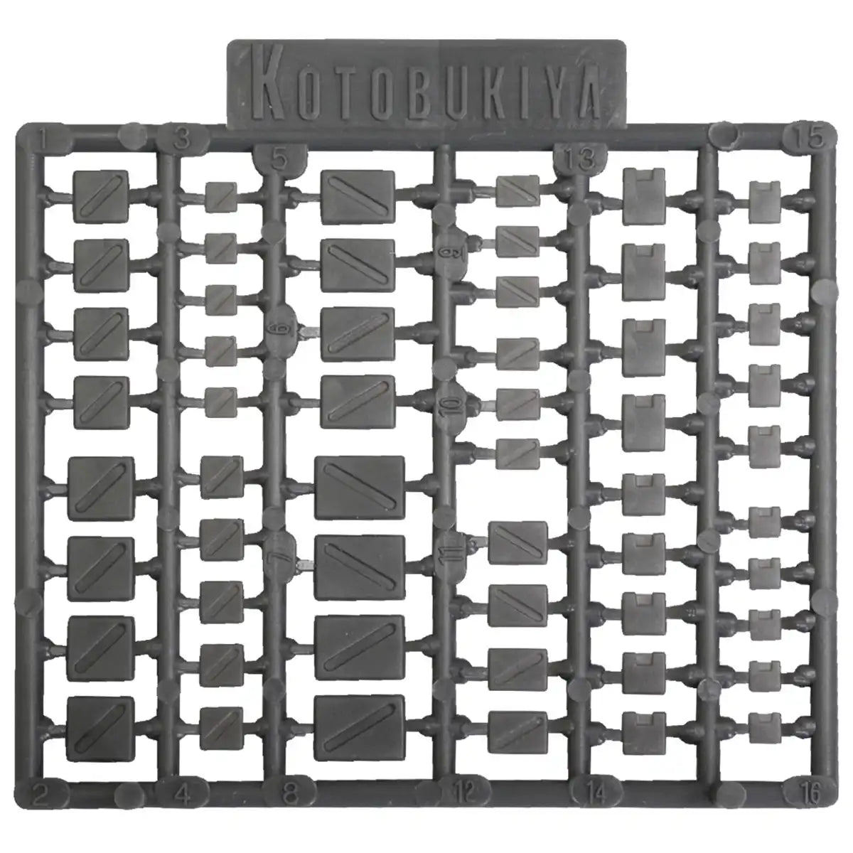 Kotobukiya Msg Plastic Unit P124 Square Mold Non-Scale Model Kit- Japan Figure Store - #1 Bring To You The Best Japanese Goods