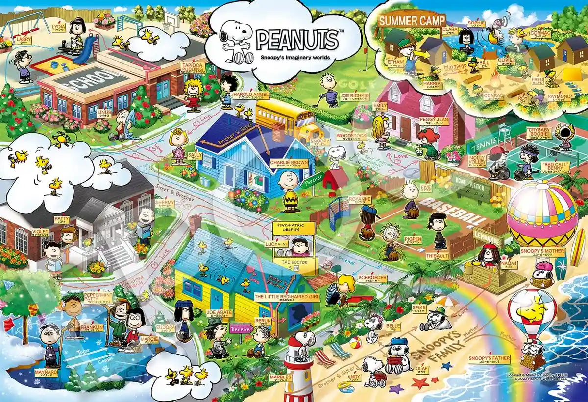 300 Piece Jigsaw Puzzle Snoopy Imaginary World (26 X 38 Cm)- Japan Figure Store - #1 Bring To You The Best Japanese Goods