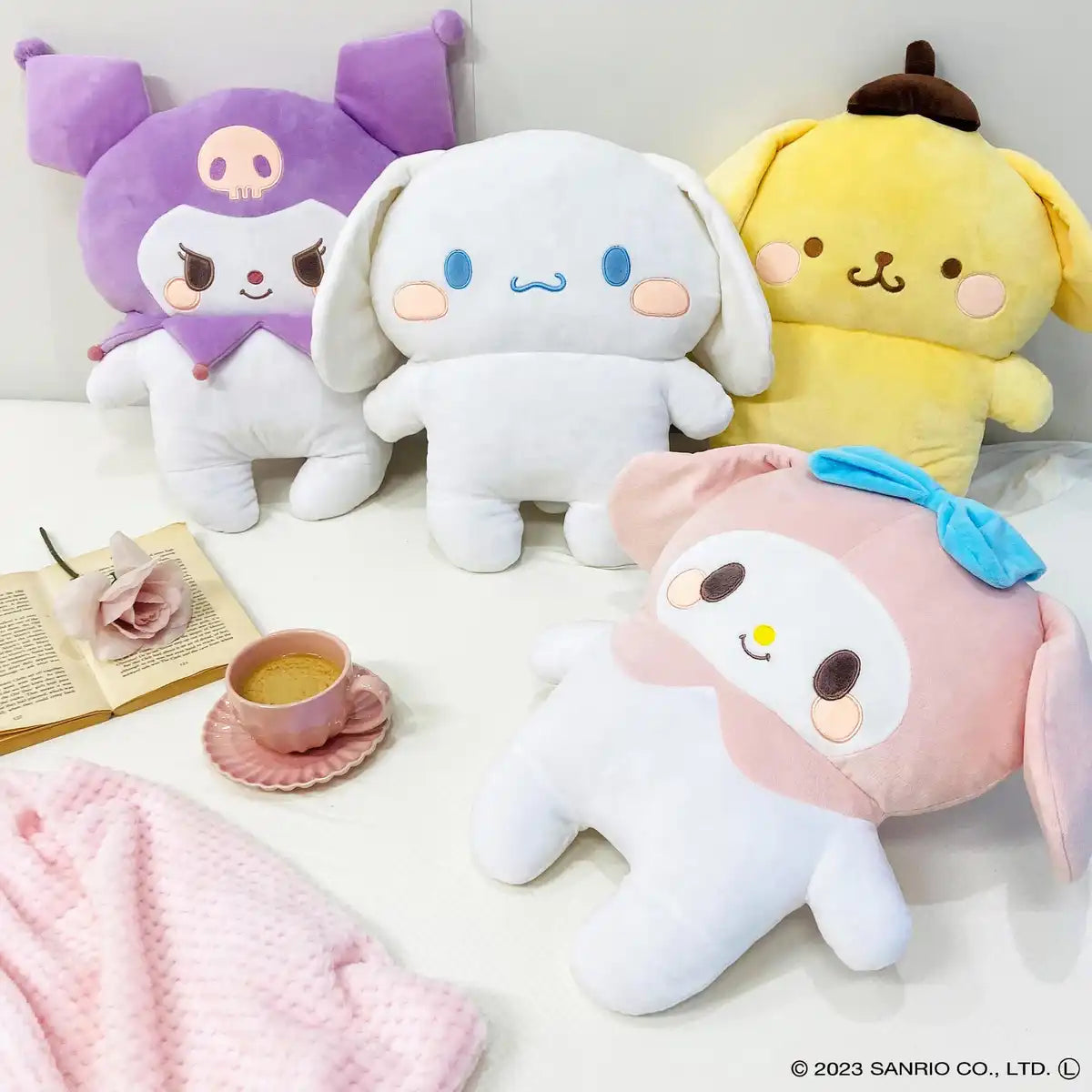 Moripilo My Melody Body Pillow 38x40cm Large Pink Stuffed Animal Cushion- Japan Figure Store - #1 Bring To You The Best Japanese Goods