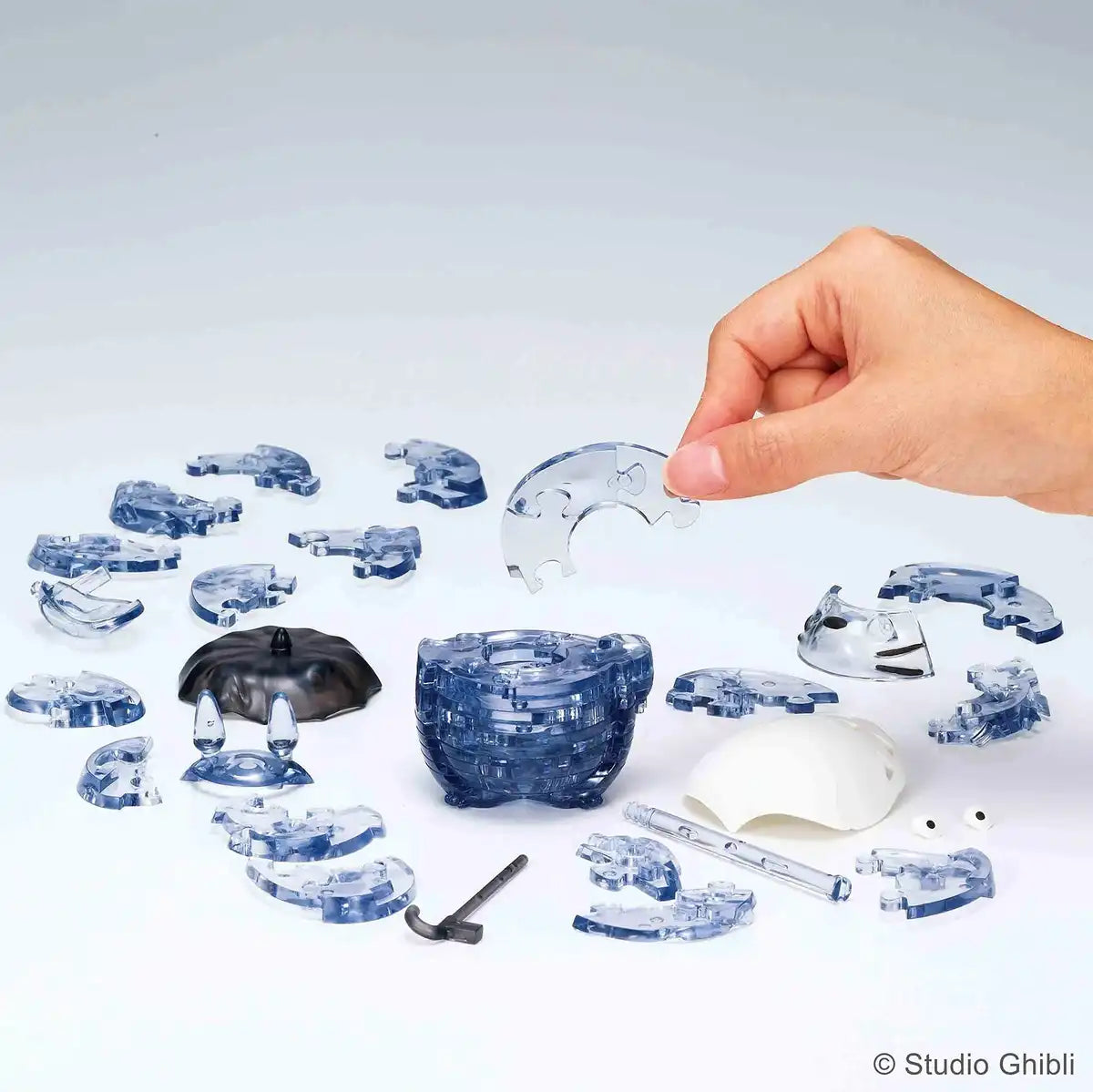Beverly Crystal Puzzle Totoro Gray 42 Pieces Japanese 3D Puzzle Figure- Japan Figure Store - #1 Bring To You The Best Japanese Goods