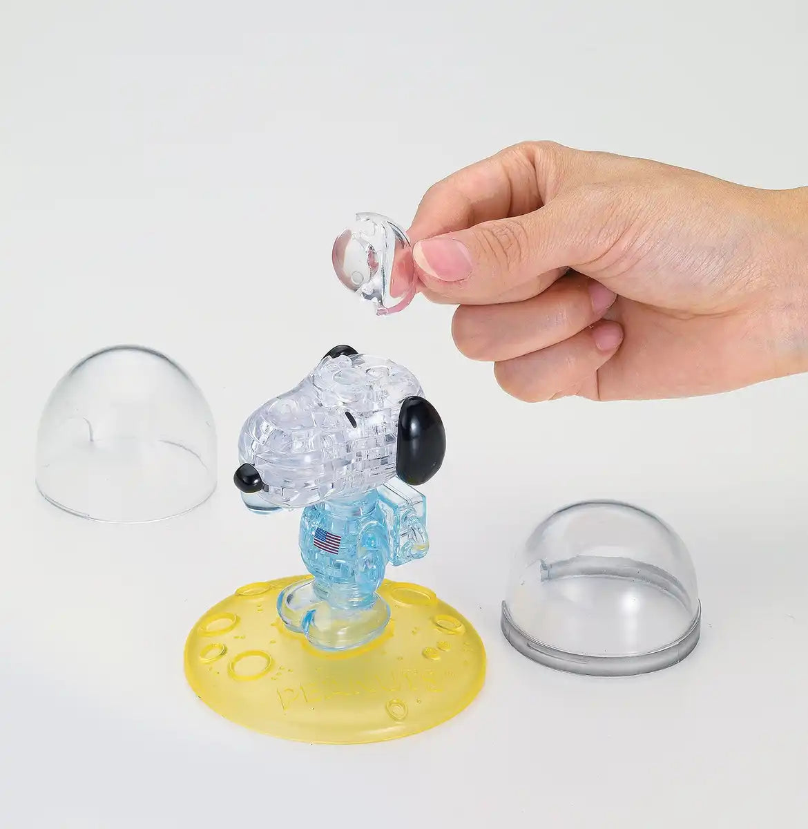 Beverly Crystal 3D Puzzle 485636 Snoopy Astronaut (35 Pieces) Snoopy 3D Puzzle- Japan Figure Store - #1 Bring To You The Best Japanese Goods