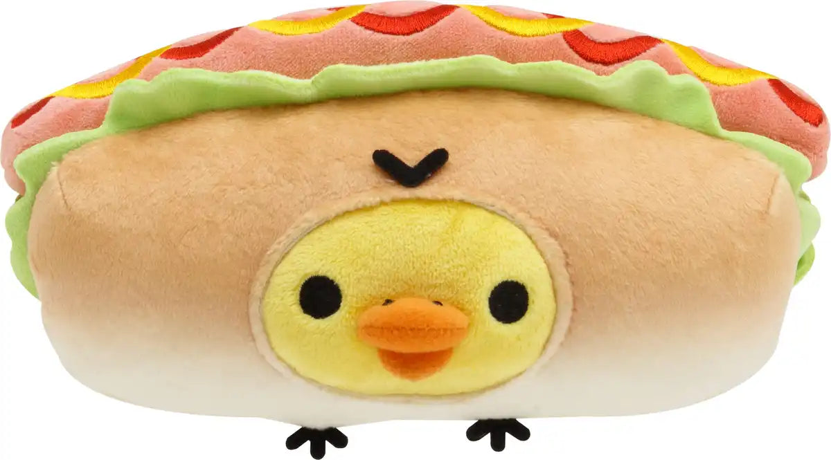 San-X Collect Stuffed Hot Dog (Kiiroitori) Mf90601- Japan Figure Store - #1 Bring To You The Best Japanese Goods