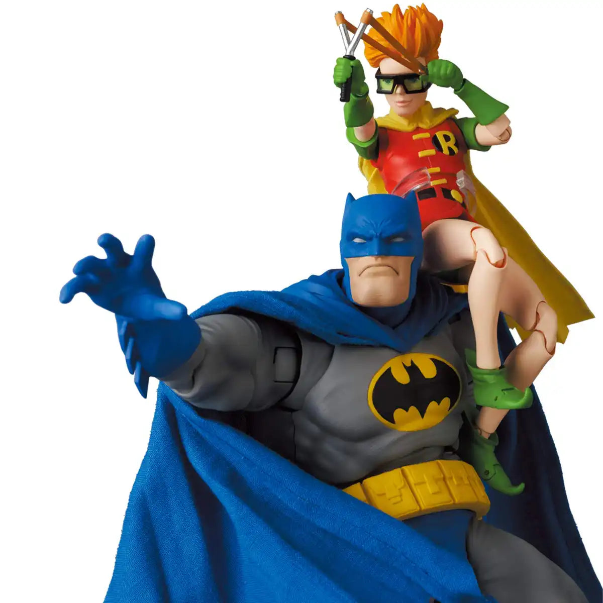 MEDICOM Mafex 139 Batman Blue Ver. & Robin Figure The Dark Night Returns- Japan Figure Store - #1 Bring To You The Best Japanese Goods