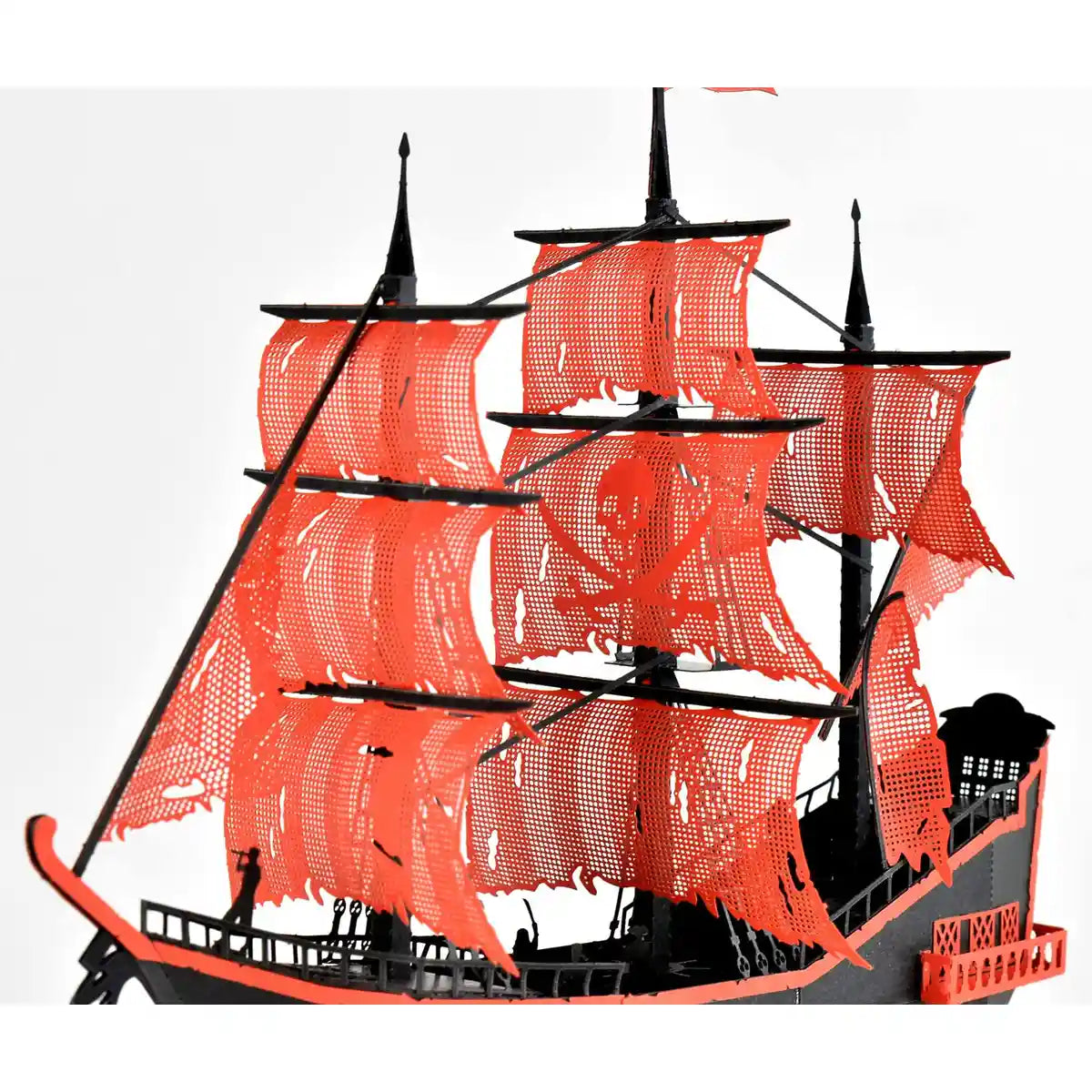 KAWADA Pn-148 Papernano Red Pirate Ship- Japan Figure Store - #1 Bring To You The Best Japanese Goods