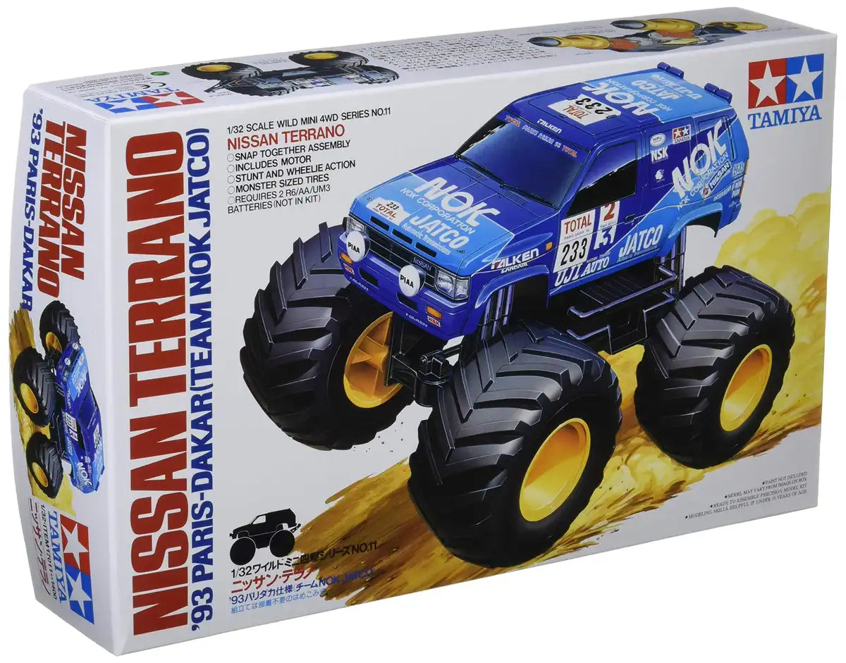 TAMIYA 17011 Mini 4Wd Nissan Terrano '93 Paris Dakar Team Nok Jatco 1/32- Japan Figure Store - #1 Bring To You The Best Japanese Goods