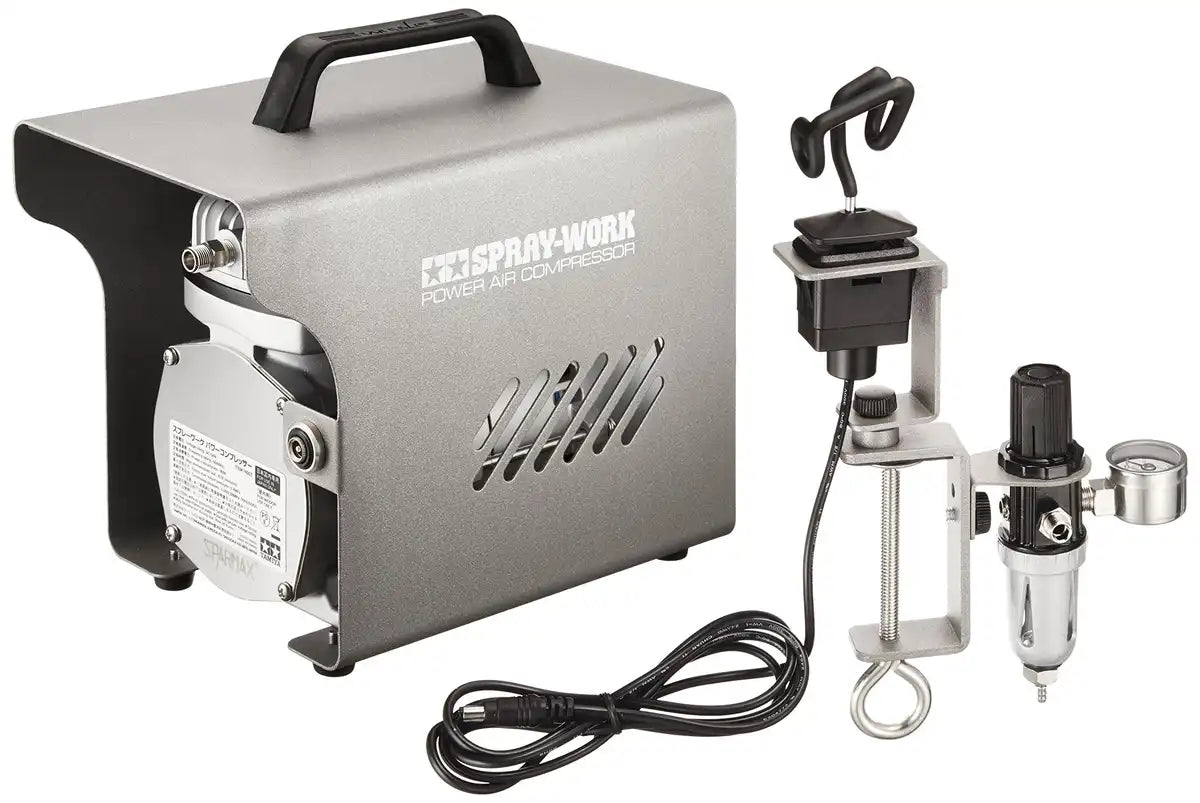 Tamiya 74553 Air Brush System No.53 Spray Work Power Compressor- Japan Figure Store - #1 Bring To You The Best Japanese Goods
