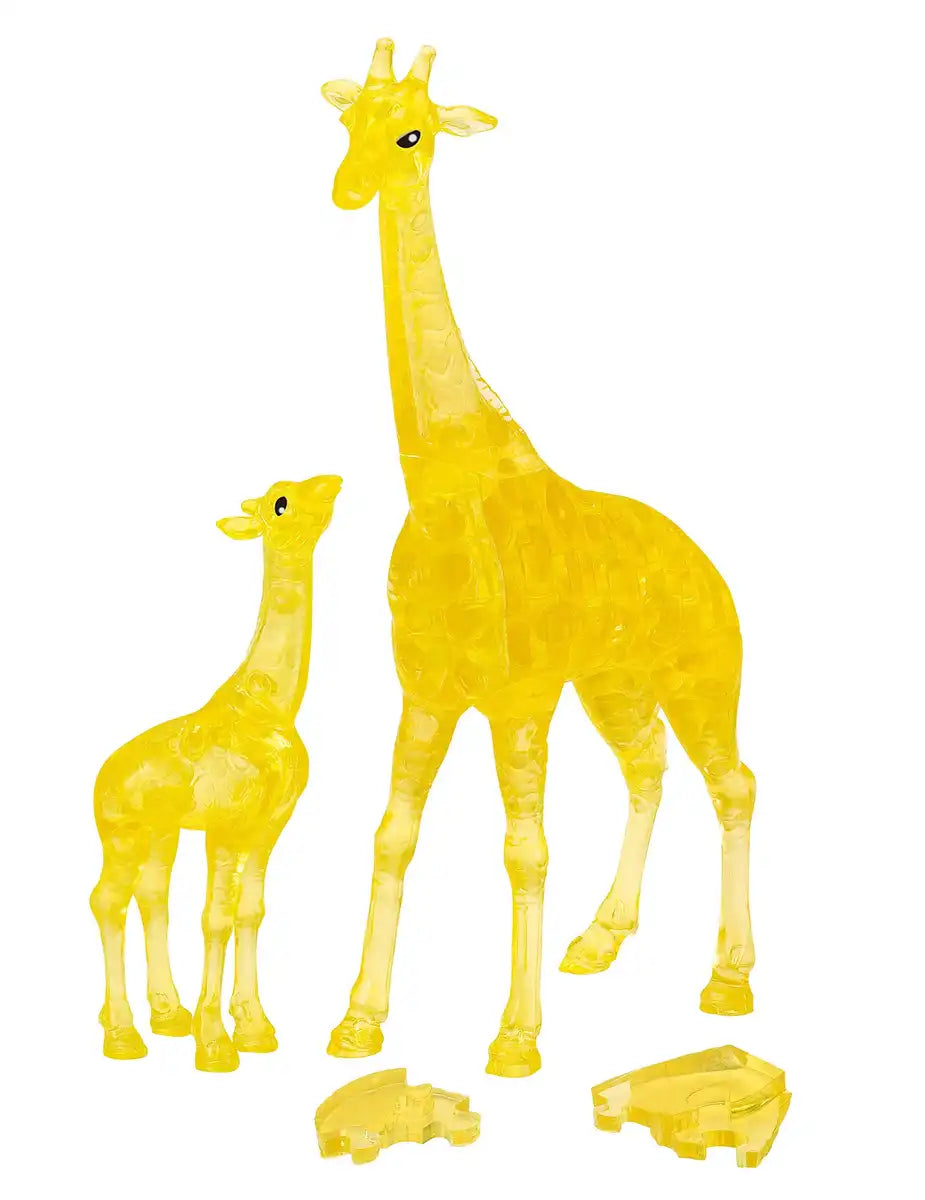 Beverly Crystal 3D Puzzle 486497 Giraffe 3D Plastic Animal Puzzle Block Toys- Japan Figure Store - #1 Bring To You The Best Japanese Goods