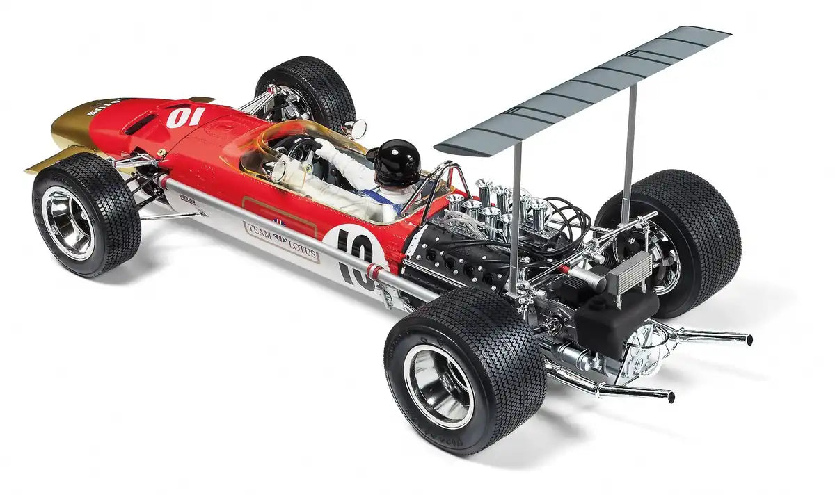 TAMIYA 12053 Team Lotus Type 49B 1968 With Photo Etched Parts 1/12 Scale Kit- Japan Figure Store - #1 Bring To You The Best Japanese Goods