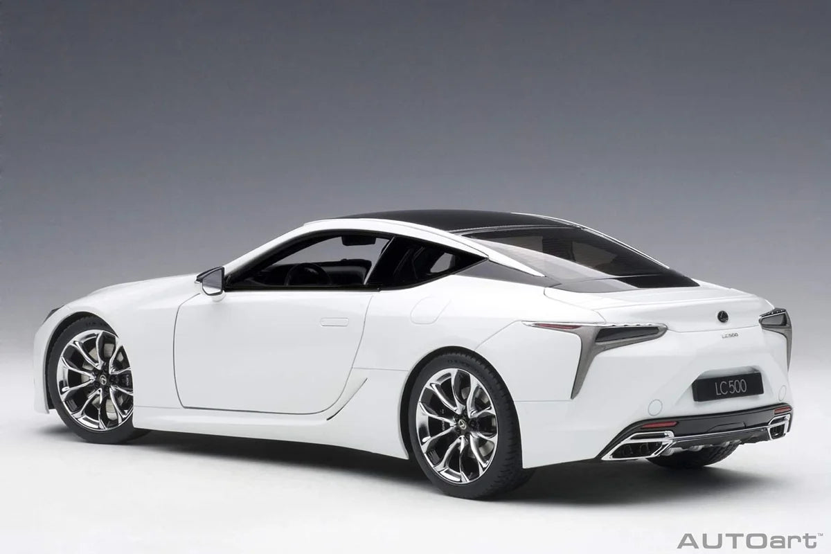 Autoart 1/18 Lexus LC500 White/Black- Japan Figure Store - #1 Bring To You The Best Japanese Goods