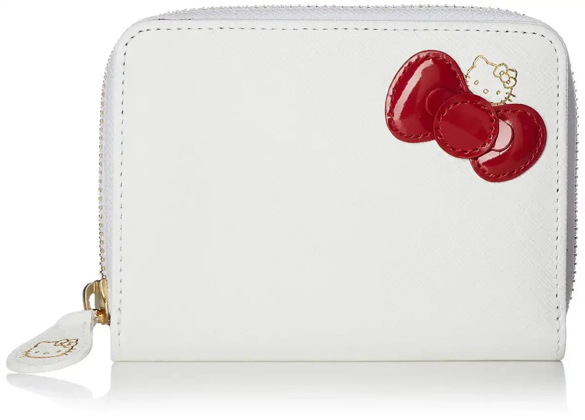Sanrio Hello Kitty Bi-Fold Wallet - Durable Vegan Leather Compact Design- Japan Figure Store - #1 Bring To You The Best Japanese Goods