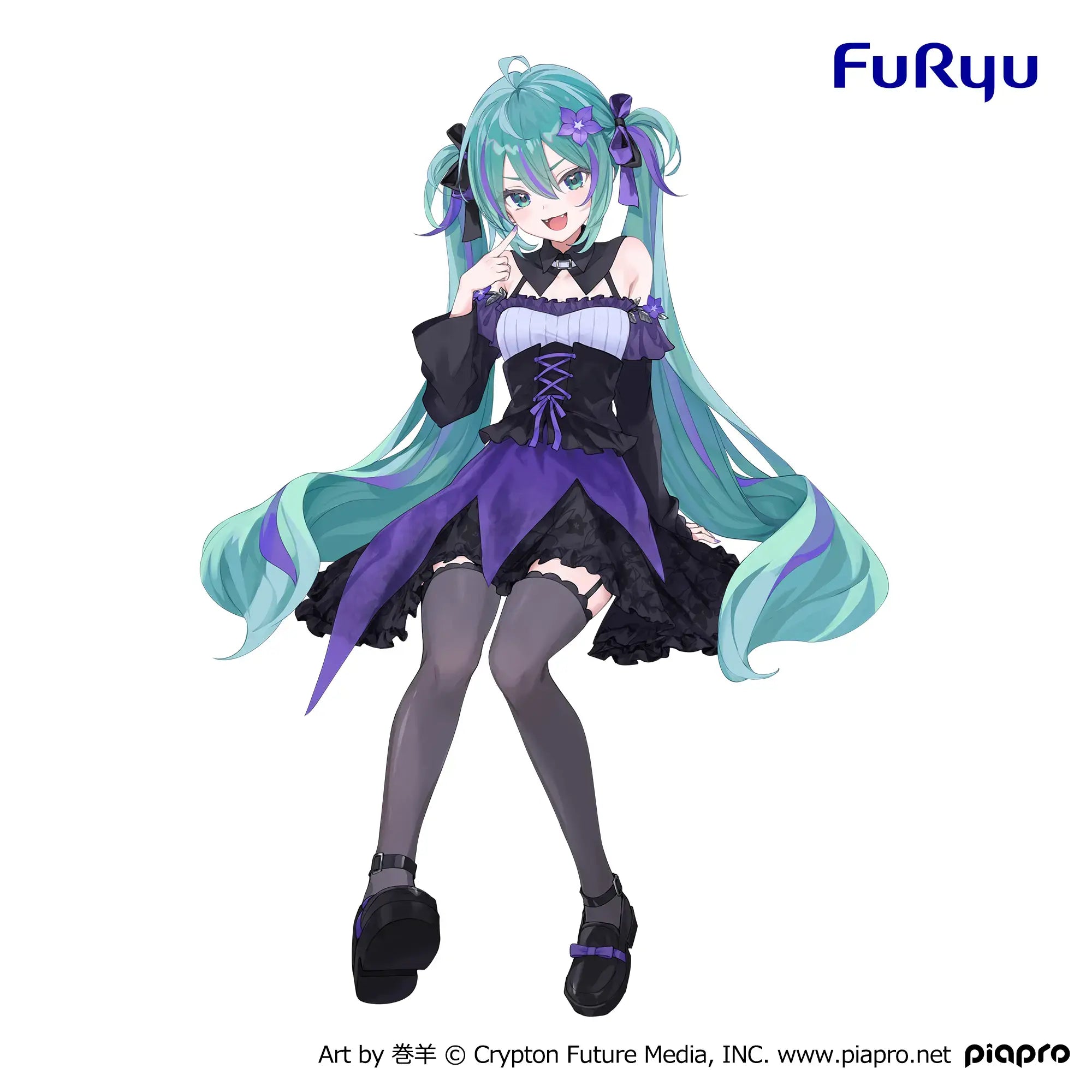 Furyu Hatsune Miku Flower Fairy Noodle Stopper Figure 14cm